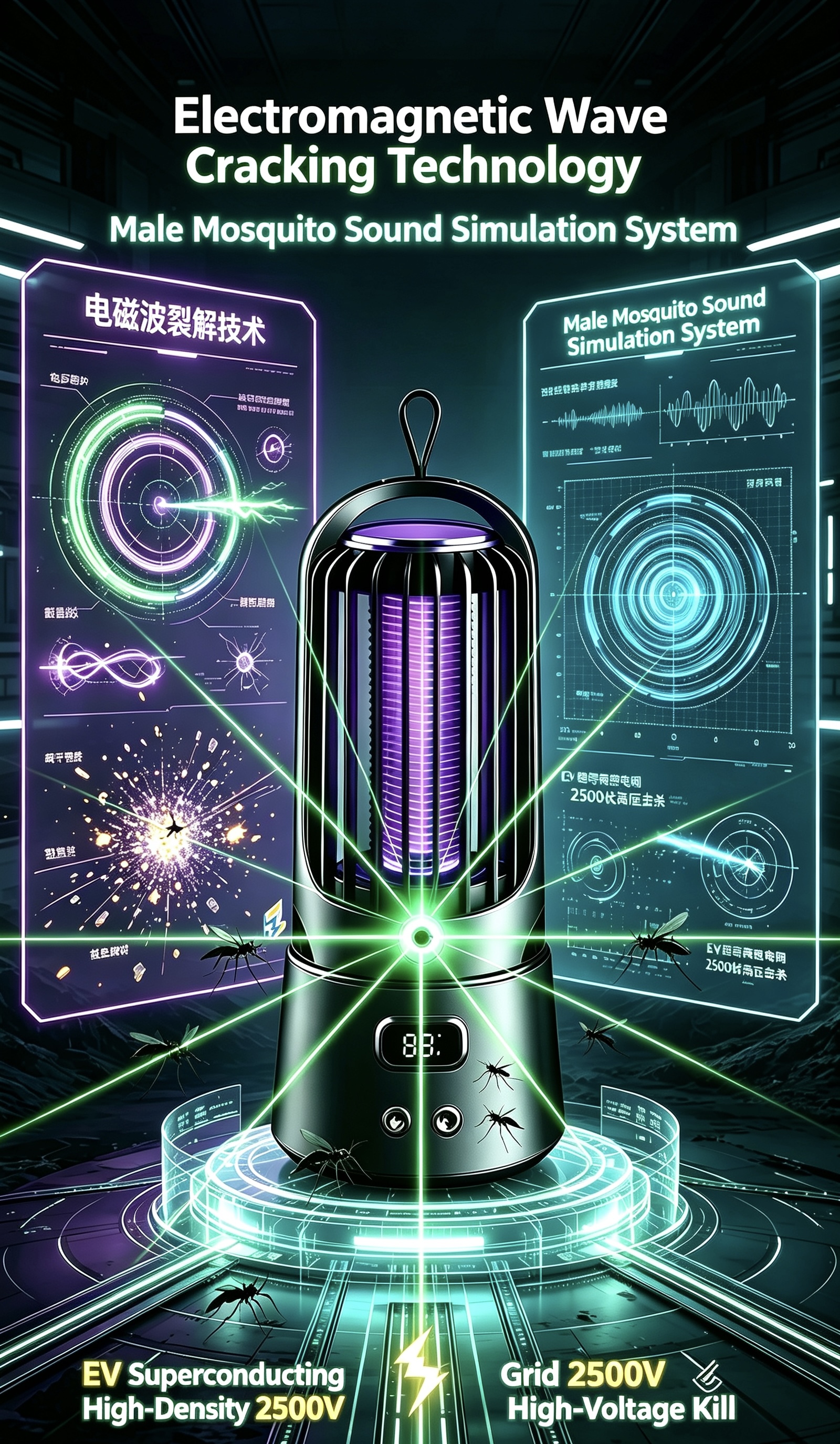 Electromagnetic wave tracking poster