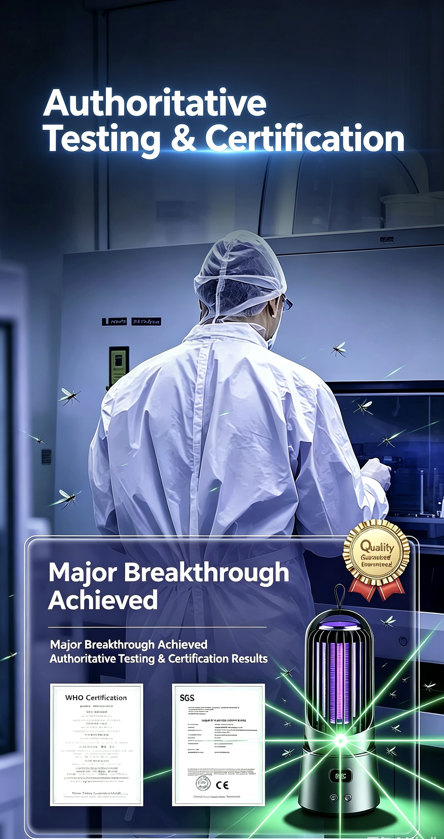 Testing and certification poster